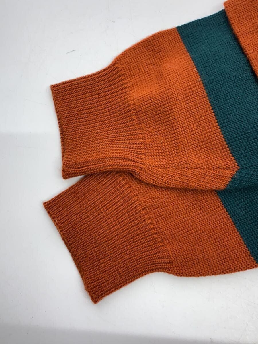 ISSEY MIYAKE knit sweater (thick M wool Orange bo… - image 6