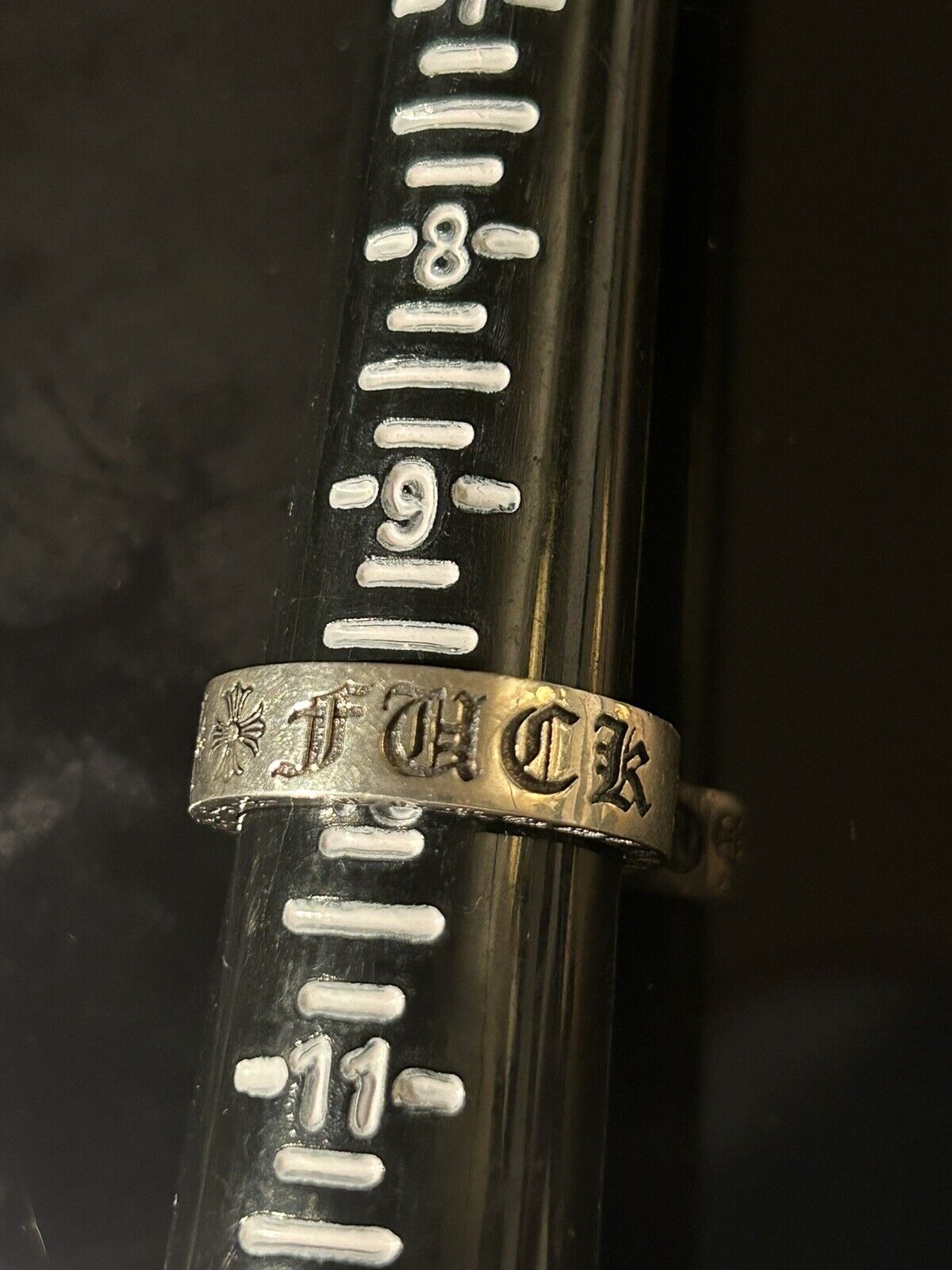 Chrome Hearts F U  Ring | Sterling Silver | Size … - image 3