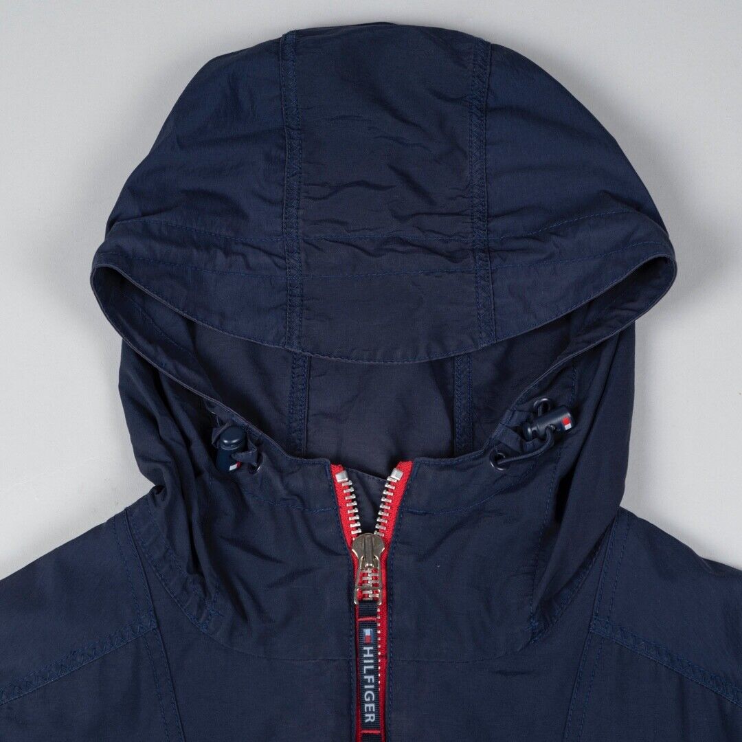 Tommy Hilfiger Blue Red Nylon Parka Jacket With H… - image 2