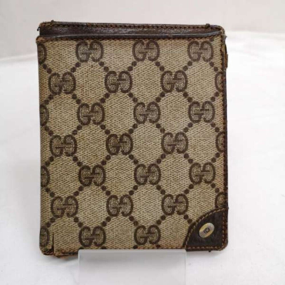 GUCCI Vintage Compact Wallet Bifold Wallet GG Sup… - image 2