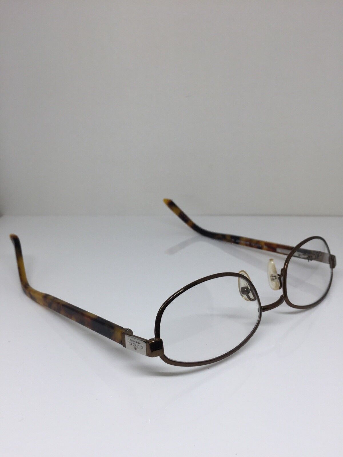 New Vintage Gucci GG 1372 Eyeglasses C. E9X Shiny… - image 11