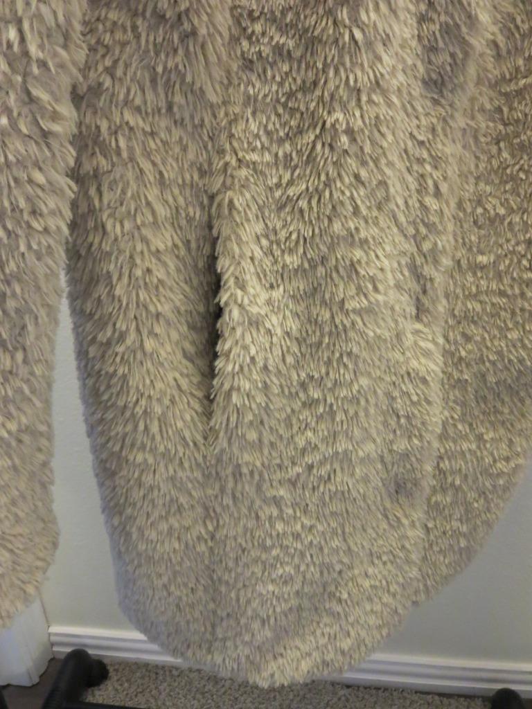 Kenneth Cole Faux Fur Stand Collar Coat Long Jack… - image 3