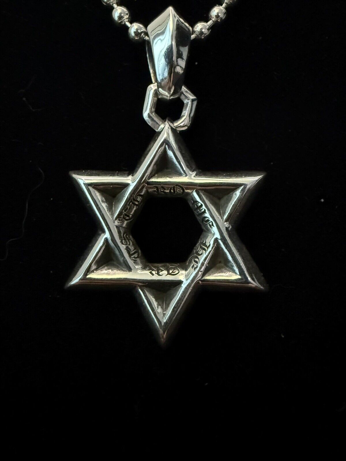 chrome hearts small star of david pendant necklace - image 2