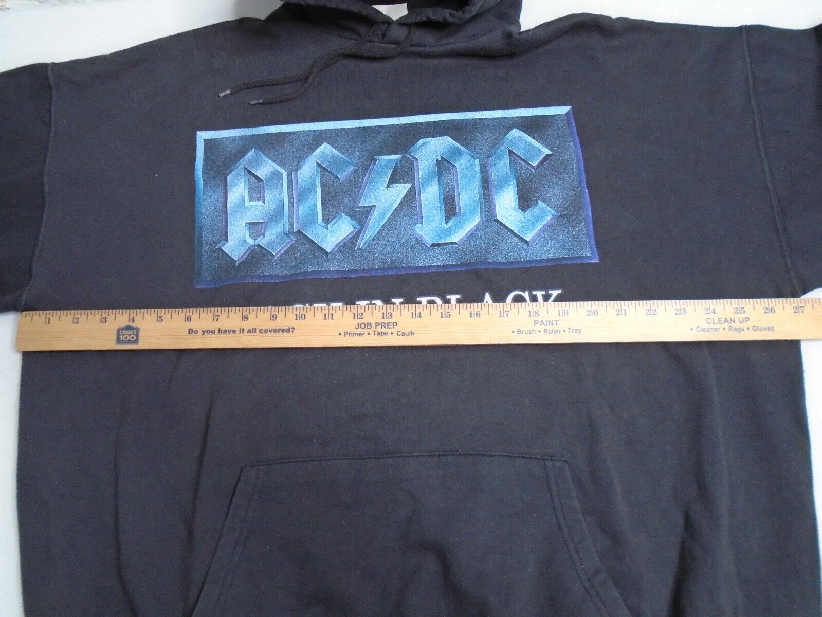 Vintage 90s 1996 ACDC Back In Black Tour Sweatshi… - image 4