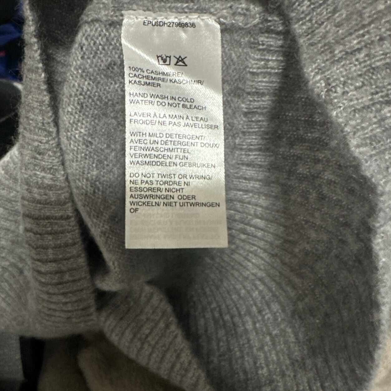 Saks Fifth Avenue Women’s 100% Cashmere Gray Prep… - image 4