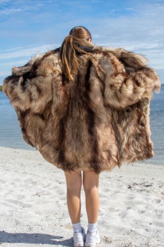 Vintage Nanny Goatskin Fur Coat