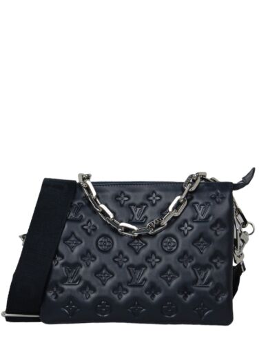 Louis Vuitton '22 Navy Lambskin Leather Monogram … - image 1