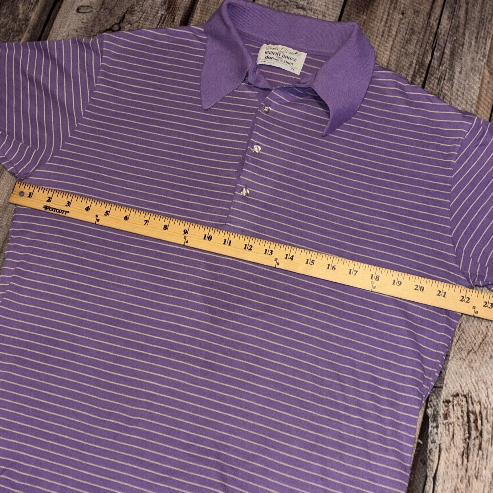 VTG 70s Arnold Palmer Robert Bruce Polo Shirt XL … - image 5