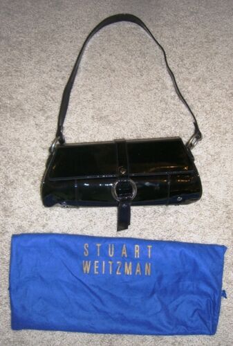 Stuart Weitzman Black Patent Leather Purse