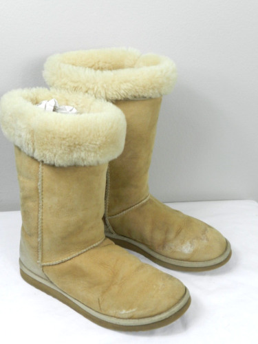 UGG Australia Boots Womens 9 Beige Knee High Pull… - image 1