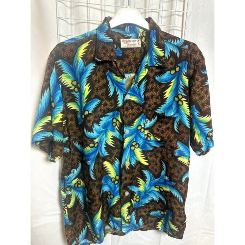 Sun and Surf Vintage Hawaiian shirt M Rayon Japan - image 1