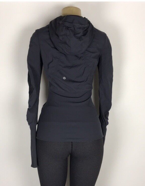 Lululemon Dance Studio Jacket III Size 4 Gray Rev… - image 2