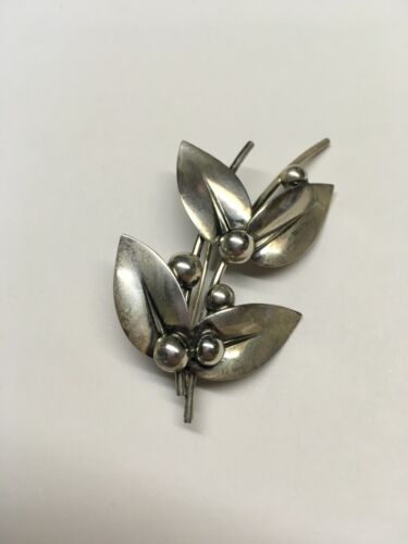 Vintage N E From Sterling 925 Brooch Pin Denmark S