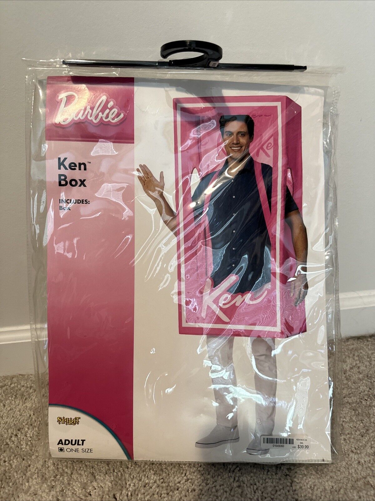 KEN Barbie Movie Box Costume Adult Halloween Delu… - image 1