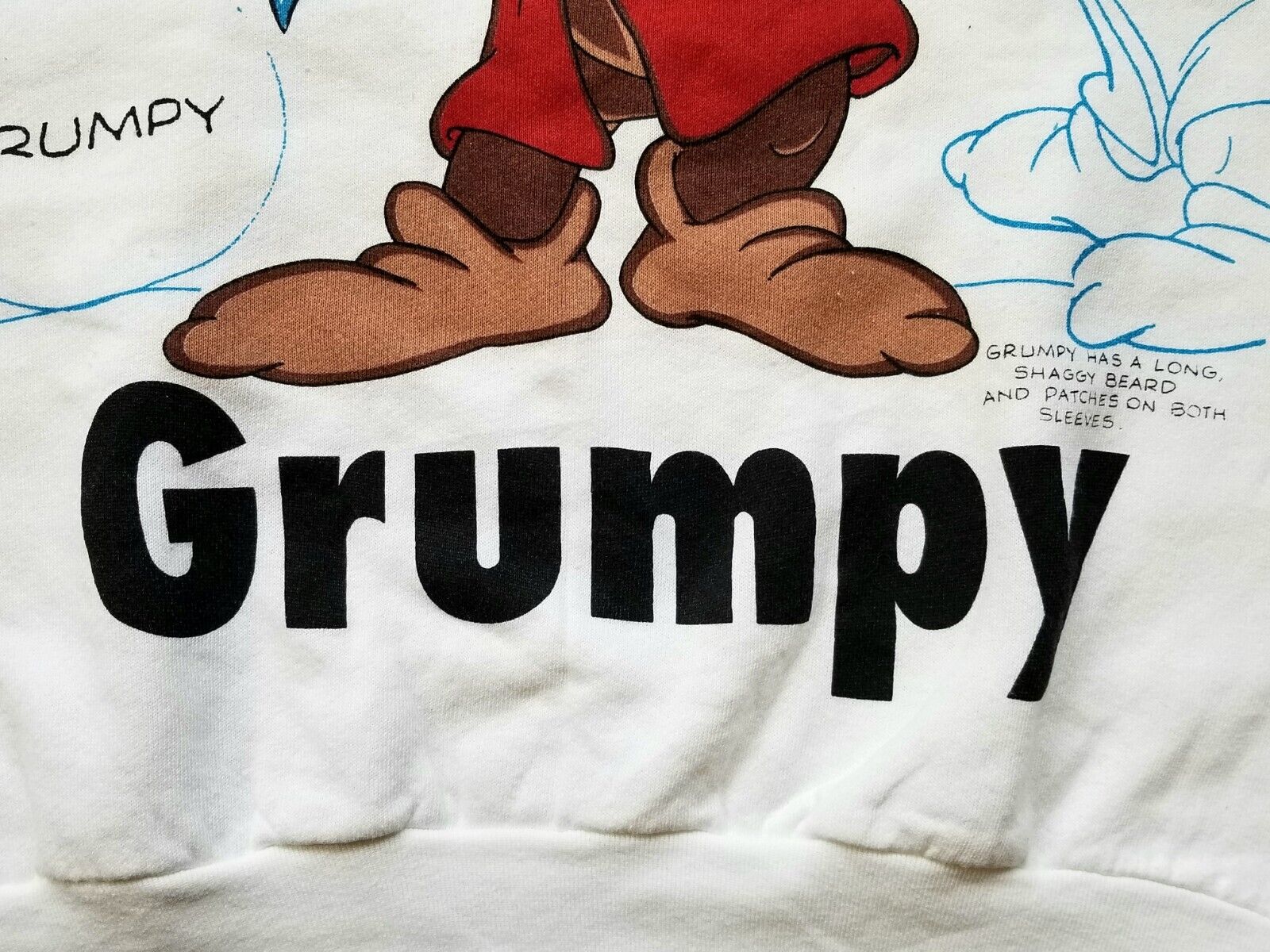 Vintage 90s Disney Snow White GRUMPY Crewneck Swe… - image 10