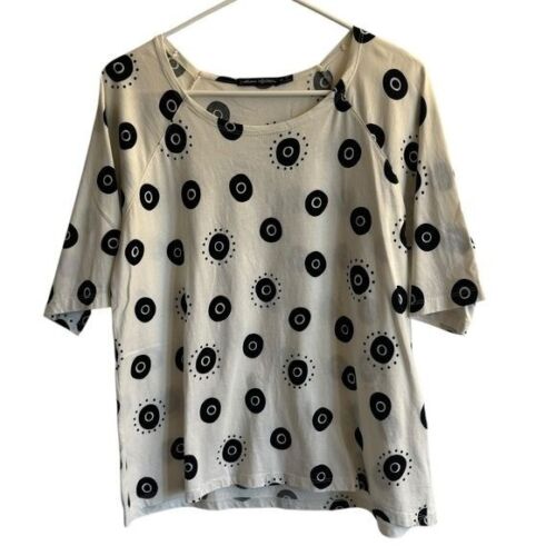 Gudrun Sjödén Pia Maria Organic Cotton Top, Dotty… - image 1