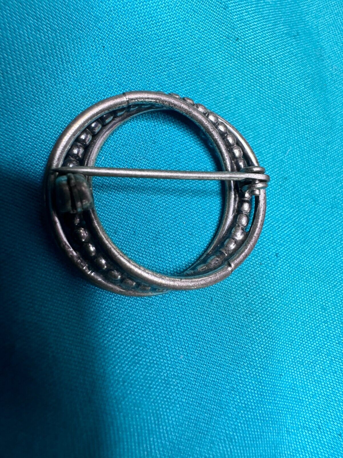 Stunning vintage sterling Silver  925 circle pin … - image 6