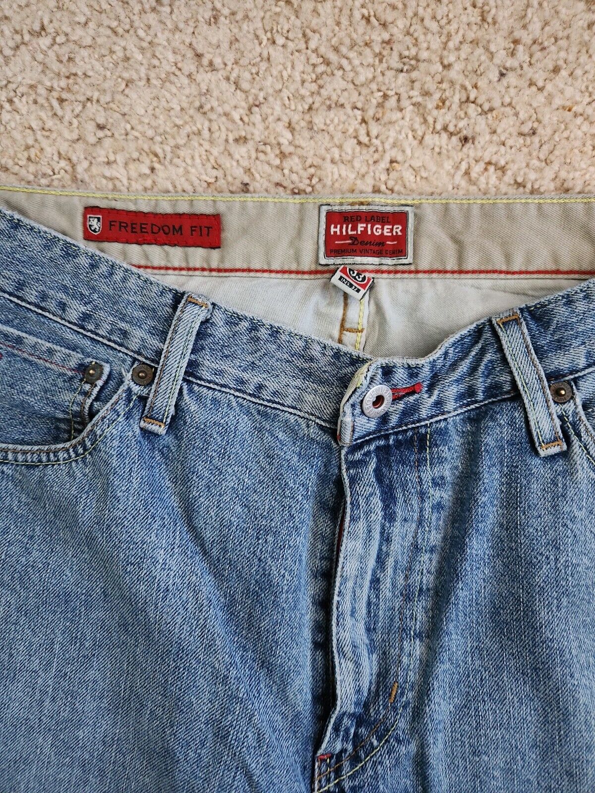 Tommy Hilfiger Mens Red Label Denim Jeans Freedom… - image 2