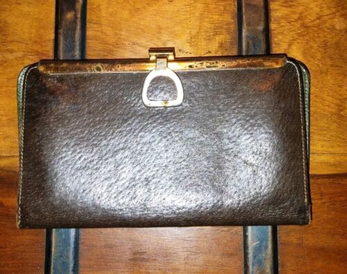 Gucci Vintage Brown Leather Wallet - image 1