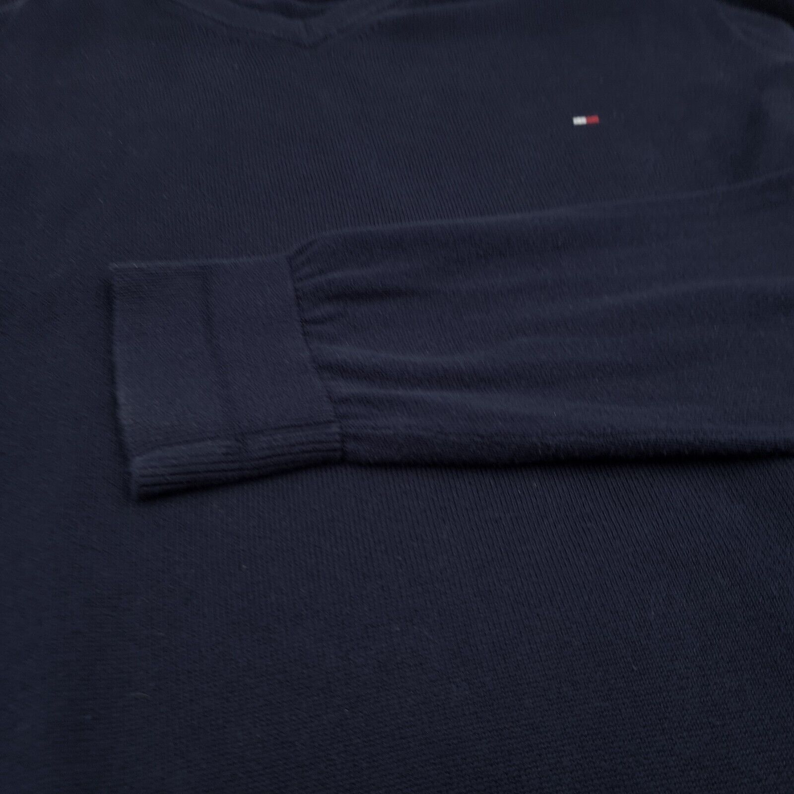 Vintage Tommy Hilfiger Men Jumper Sweater Blue Pu… - image 7