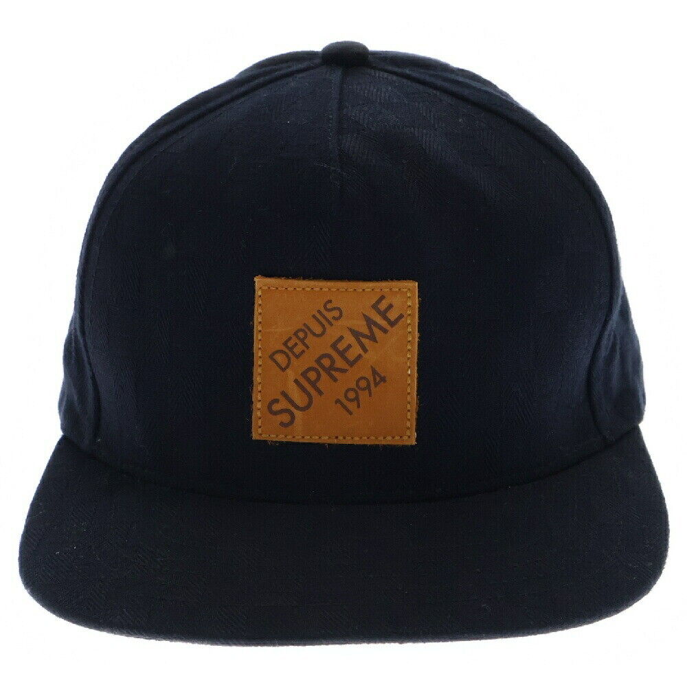 Supreme 09Ss Lux Check 5 Panel Cap Leather Patch … - image 4