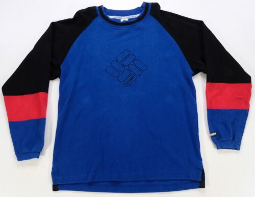 Rare Vintage COLUMBIA Sport Spell Out Color Block… - image 1