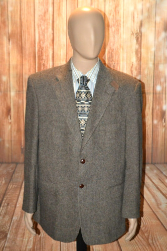 Stafford Men 100% Wool Tweed Elbow Batch Wooden Bu