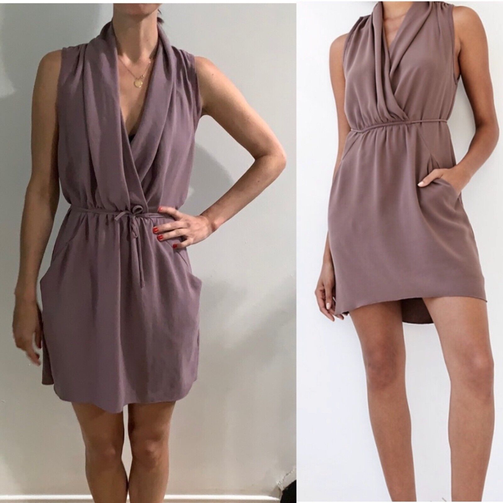 Wilfred Aritzia Plum Sabine Dress S - image 1