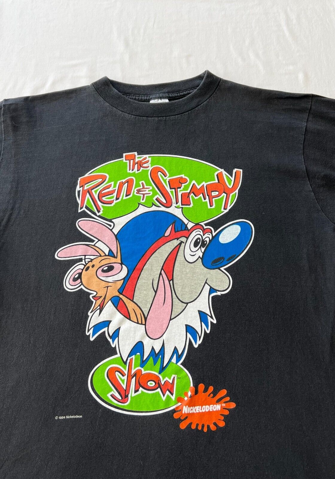 Vintage 1994 Ren and Stimpy Show Nickelodeon Blac… - image 4