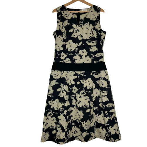 TOAST Dress UK 14 Floral Sleeveless Summer Evening