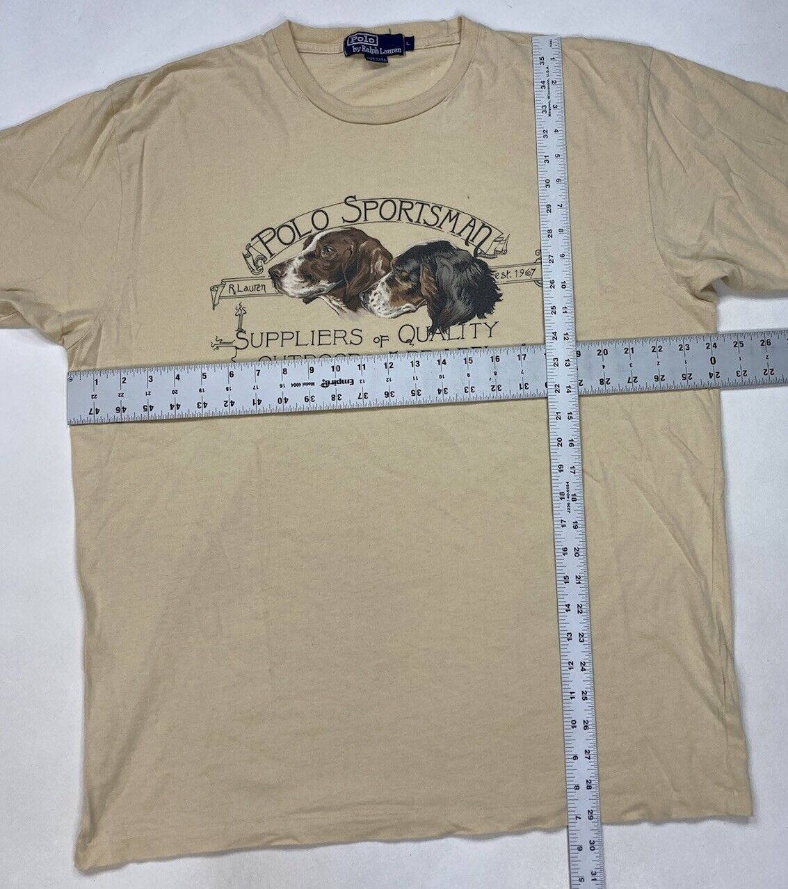 Vintage Polo Sportsman Ralph Lauren Dog Graphic T… - image 8