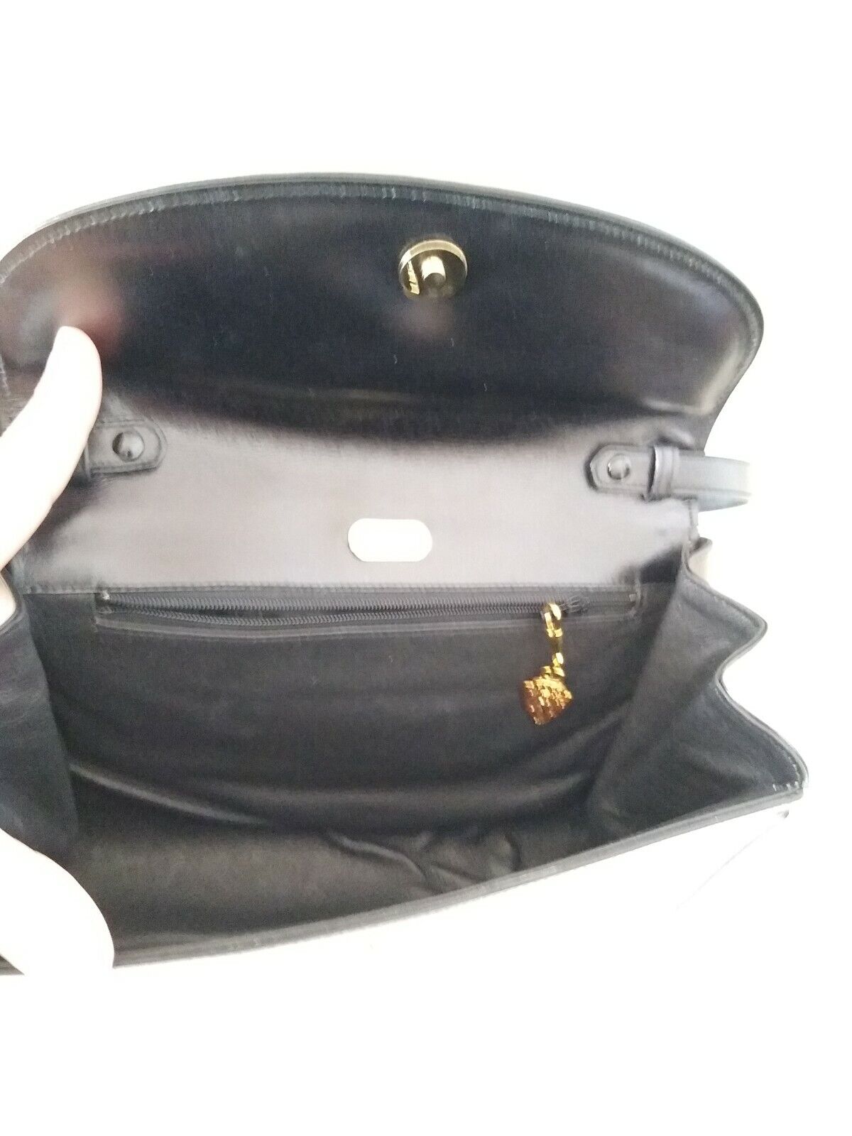 Gucci Black Leather Bag - image 9