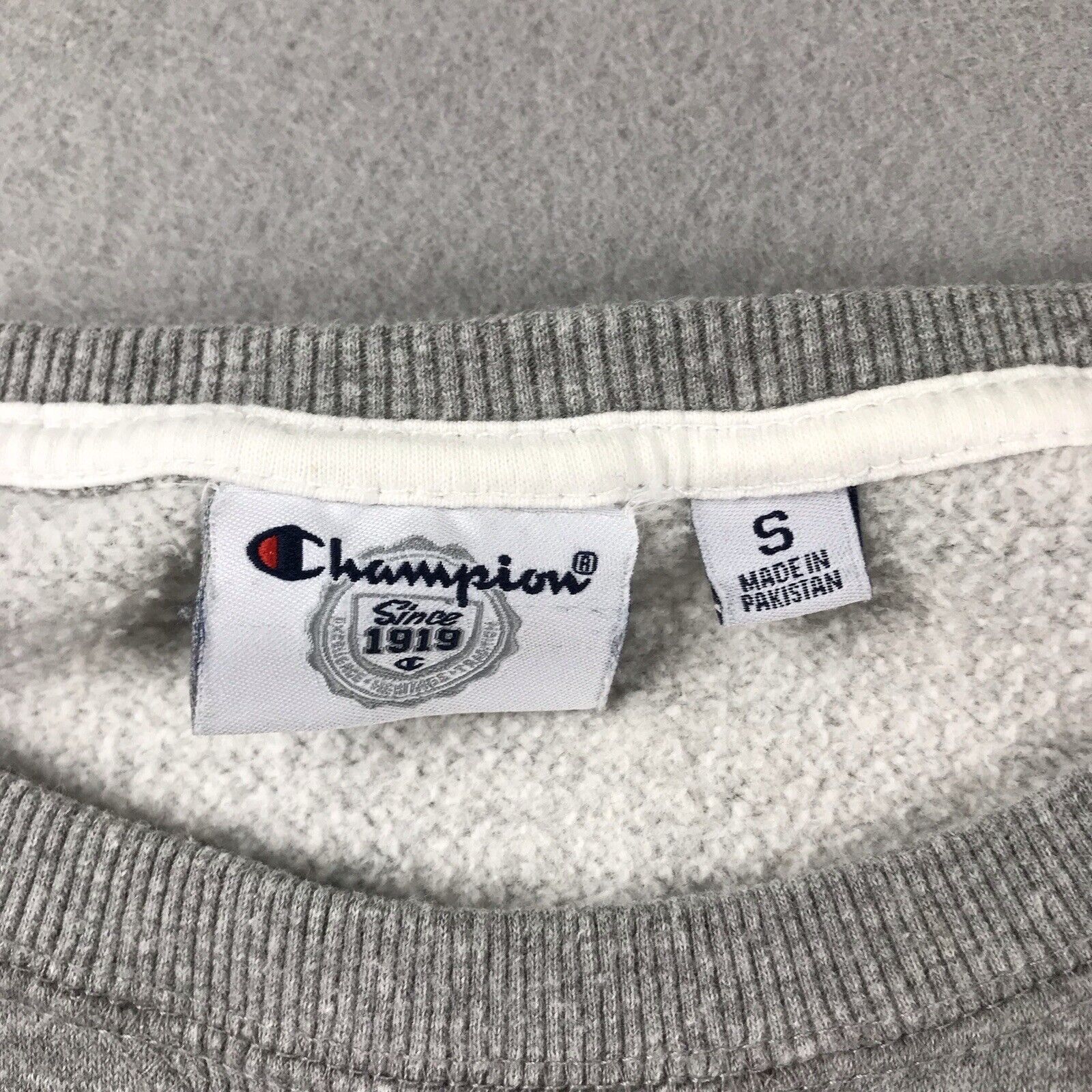 Champion MIT Sweatshirt Mens Small Gray Long Slee… - image 3