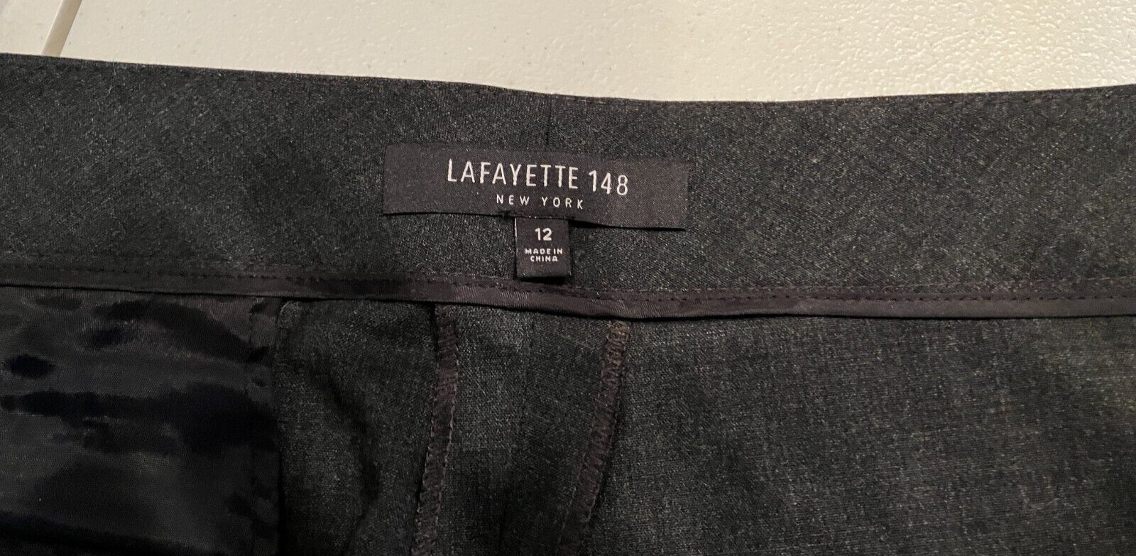 High end Lafayette 148 New York Black heather sla… - image 3