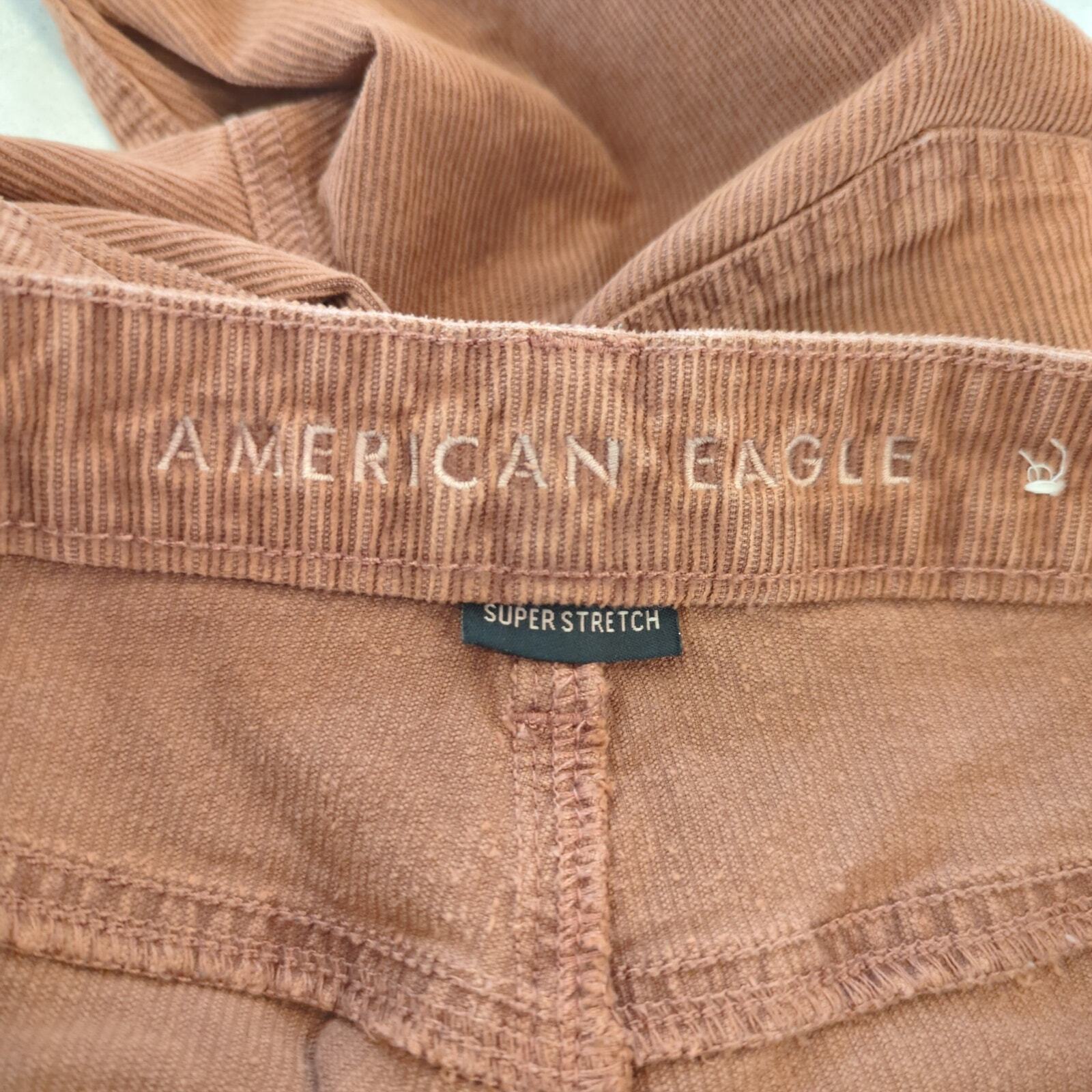 American Eagle Brown Super Stretch Corduroy Pants… - image 9