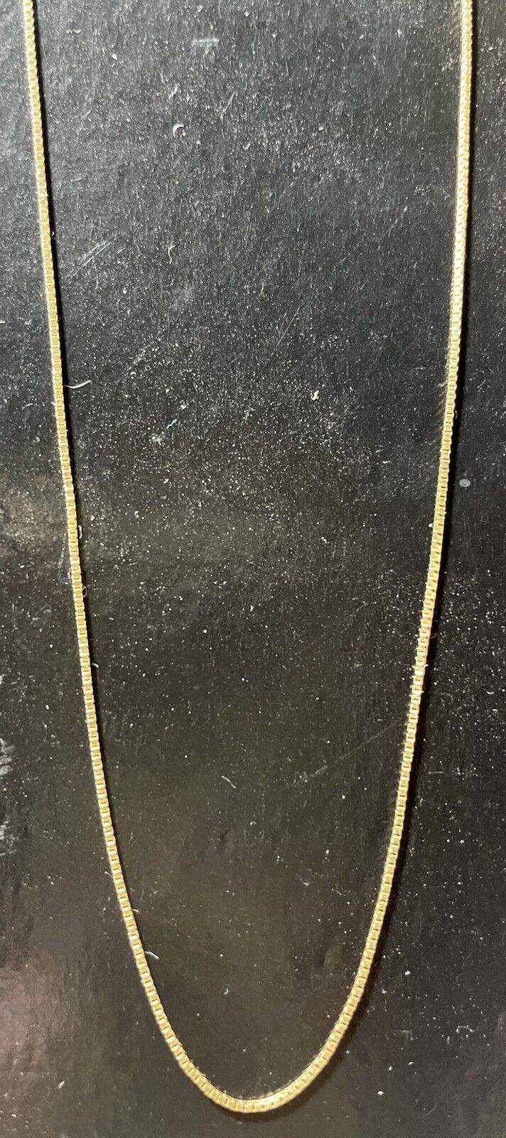 Italian 14KT Serpentine Gold Chain 18” Vintage Ma… - image 1