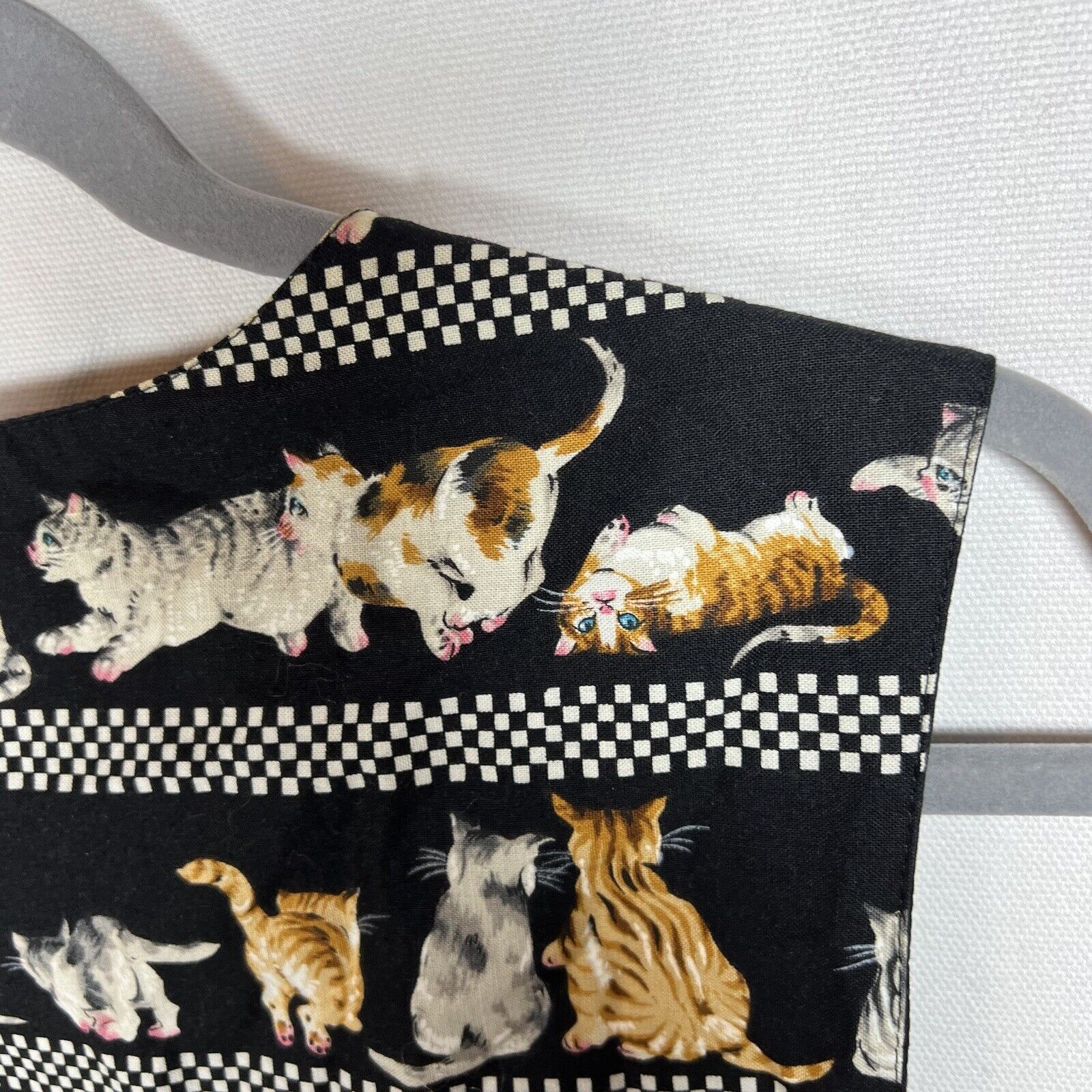 Vintage Linda Tilson Cat Vest Kittens Womens XL A… - image 22