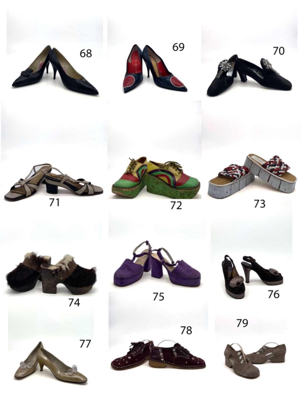 HUGE 100 PAIRS  AMAZING! Vintage Shoe Collection-… - image 6