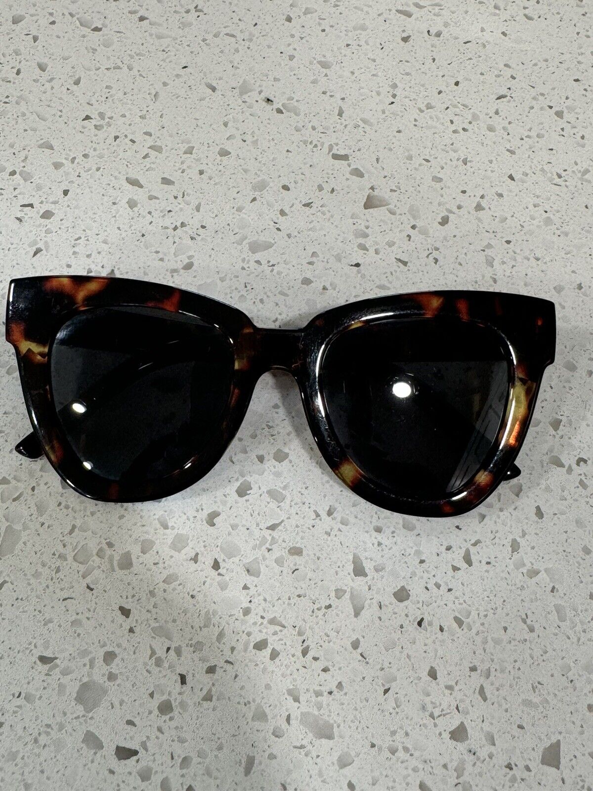 Vintage Faux Tortoise Cat Eye Large Frame Women's… - image 4