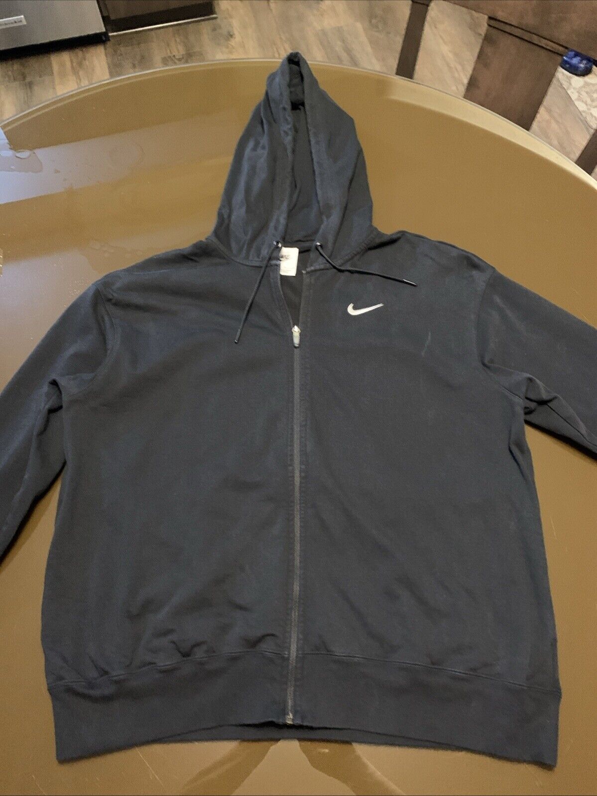 Nike Wonens Zip Up Hoodie Black Large - image 1