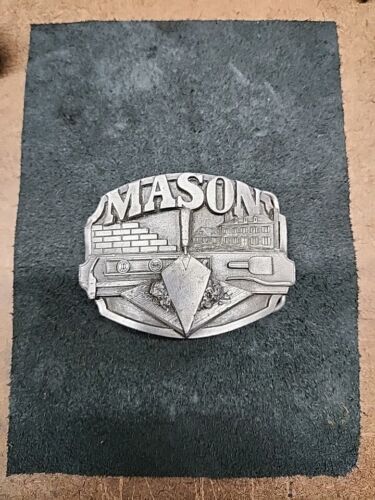 Vintage Belt Buckle Mason