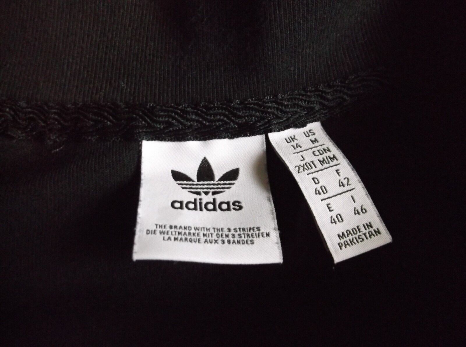 ADIDAS Originals Women's lock-up Sweatshirt Black… - image 9