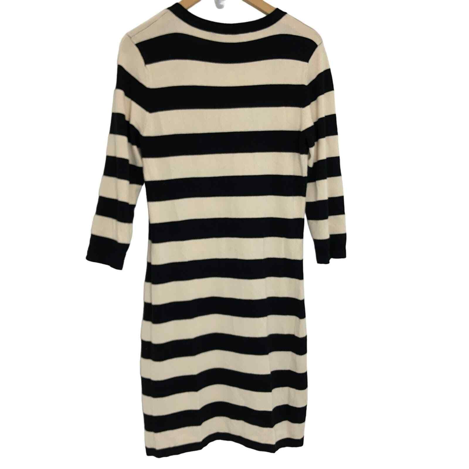 French Connection Sweater Dress White & Black  Wo… - image 4