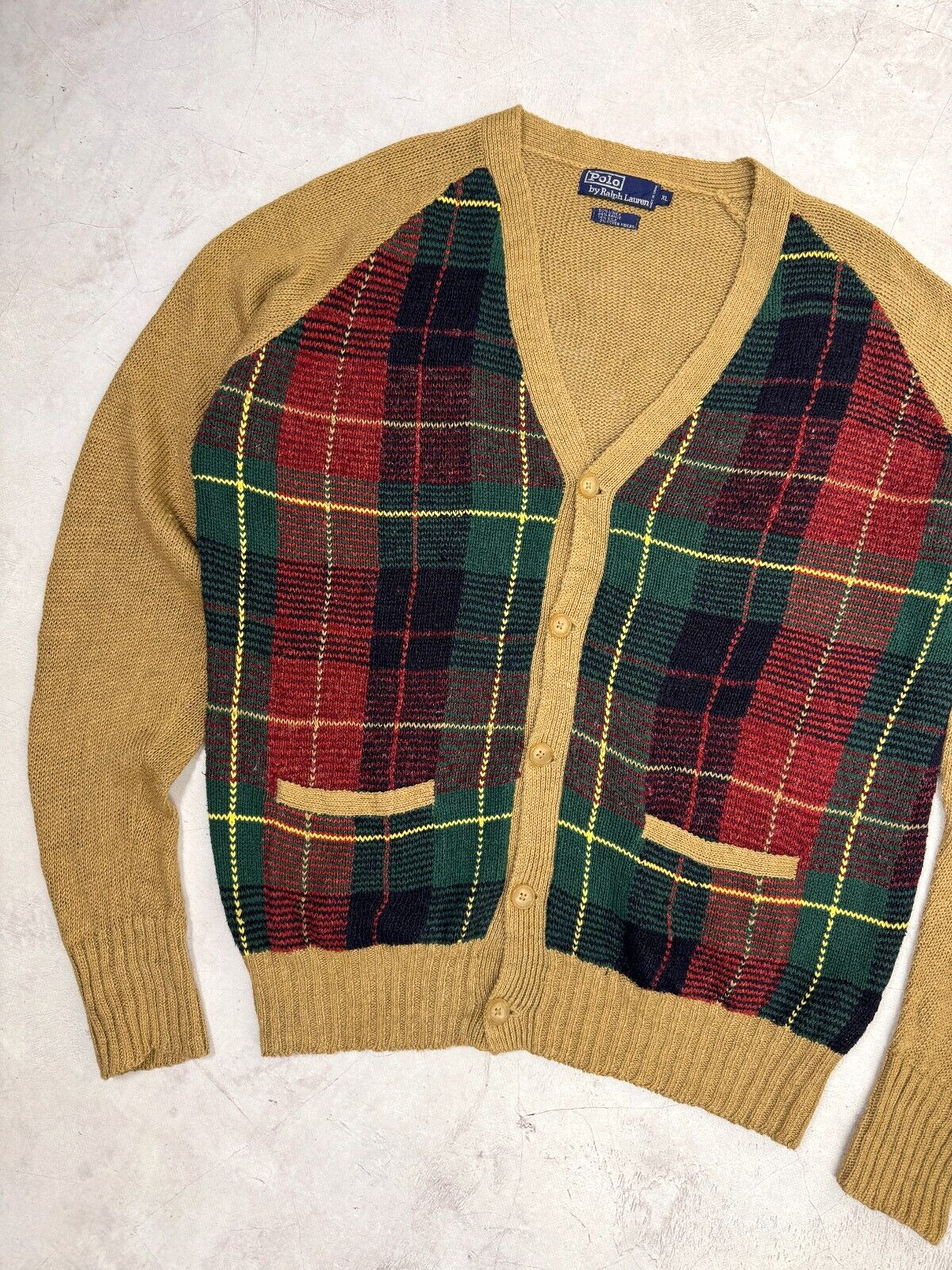 Vintage Polo Ralph Lauren Knit Cardigan Aztec Cou… - image 3