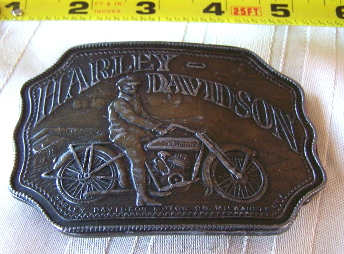 HARLEY DAVIDSON BELT BUCKLE "VINTAGE MOTORCYCLE R… - image 5