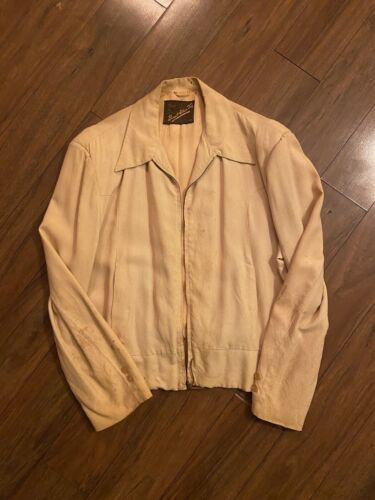 True Vintage 1950s Buckskin Joe Gaberdine Jacket - image 1