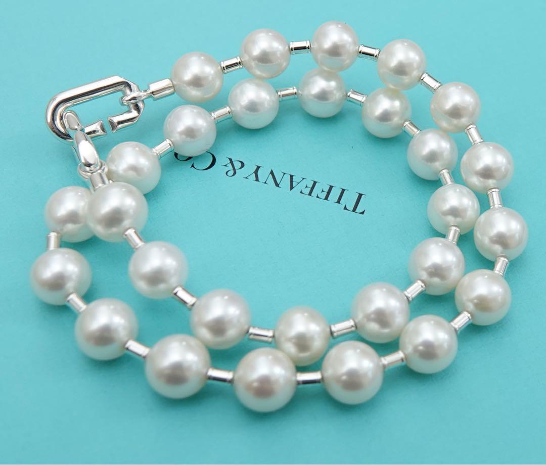 discount! Tiffany & Co. Hardware Pearl Necklace m… - image 3