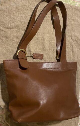 Vintage Leather Tote Coach Camel Lafeyette SoHo To