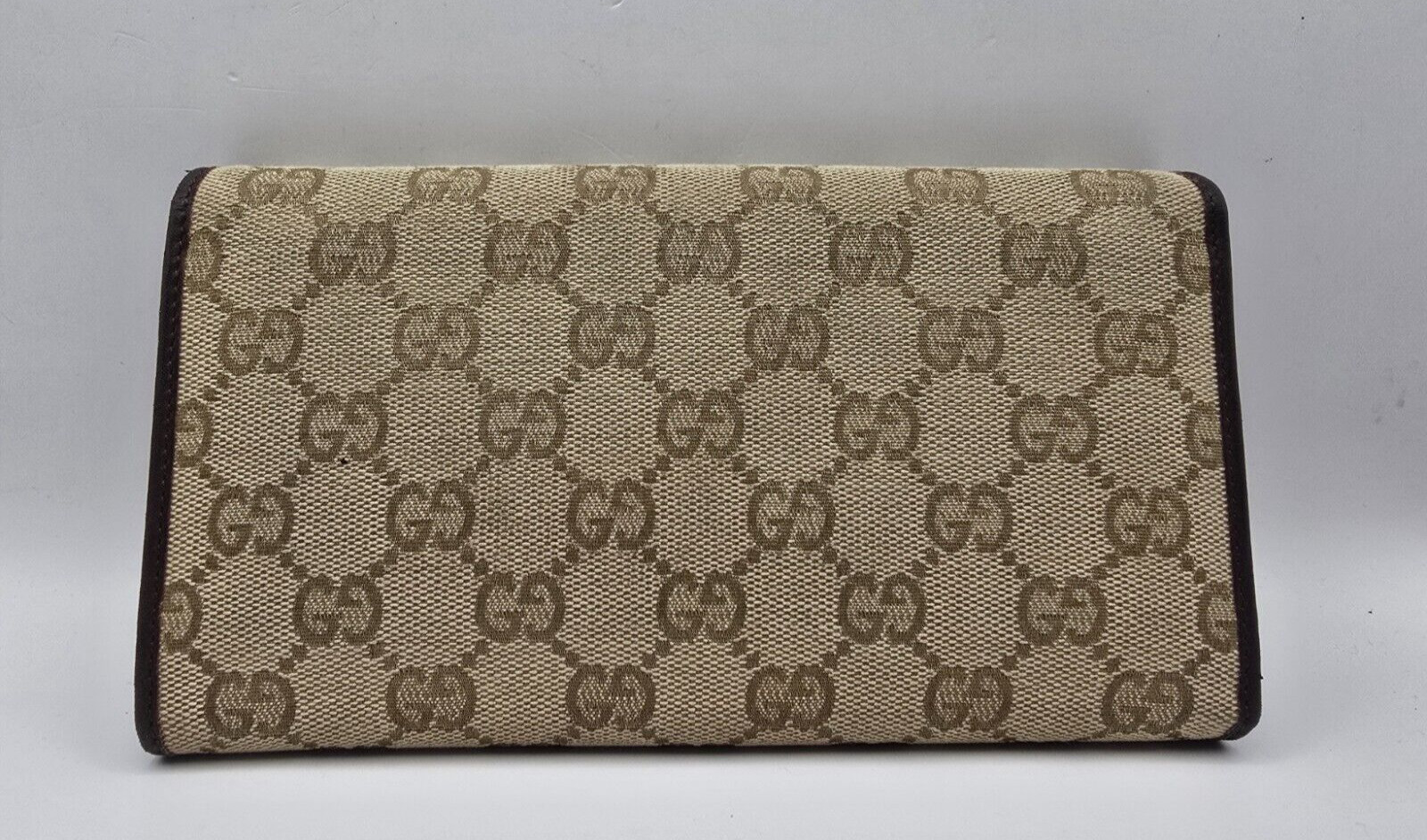 Gucci GG Supreme Monogram Canvas Tri-Fold Long Wa… - image 2