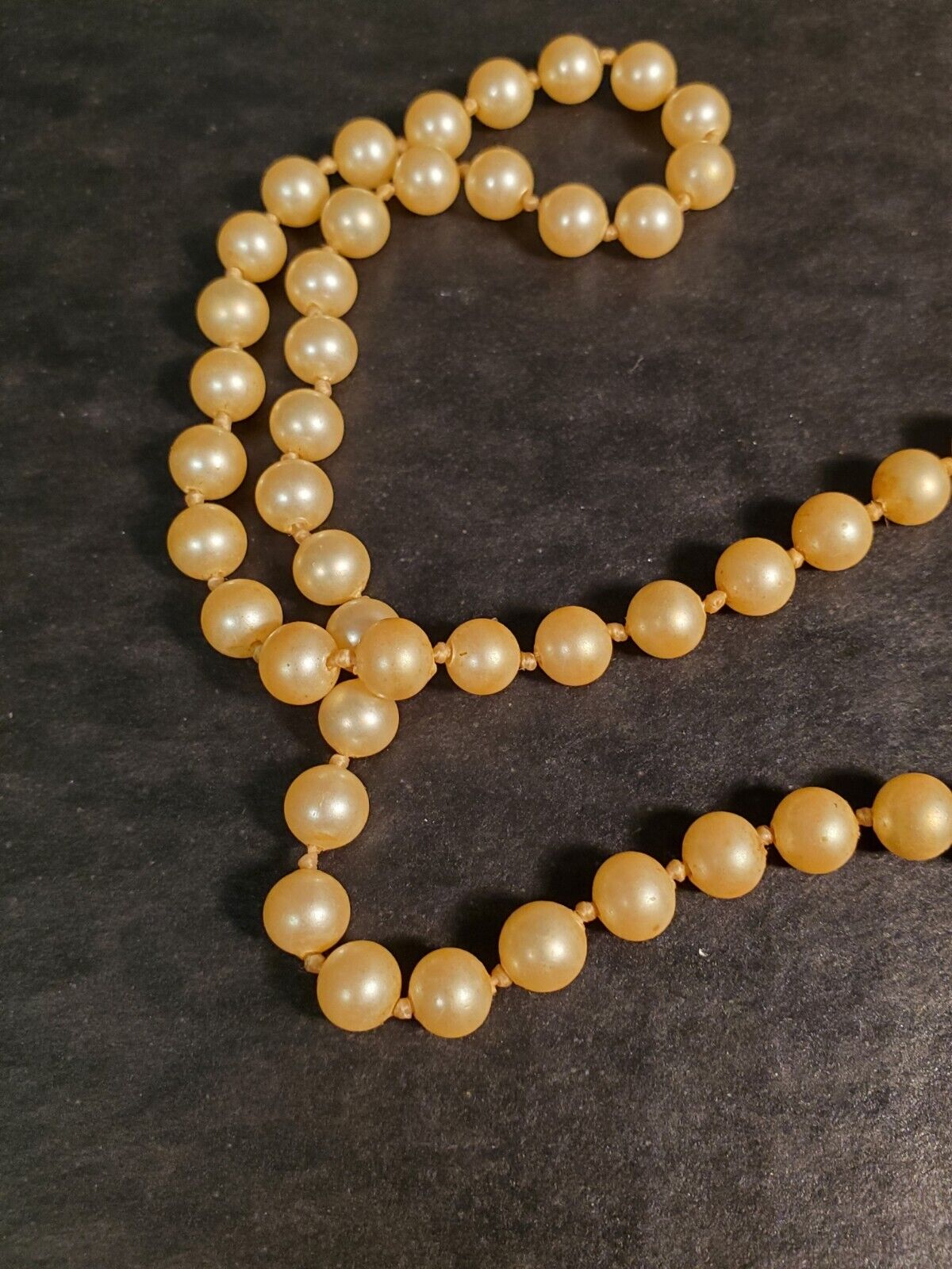 Marvella Faux Vintage Pearl 17 Inch Necklace from… - image 4